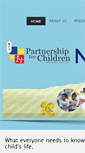 Mobile Screenshot of personpartnershipforchildren.org